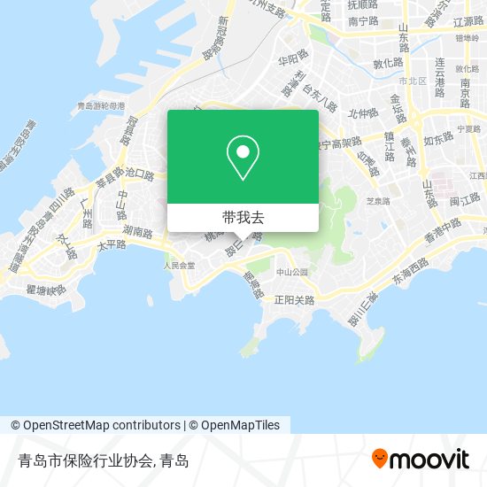 青岛市保险行业协会地图