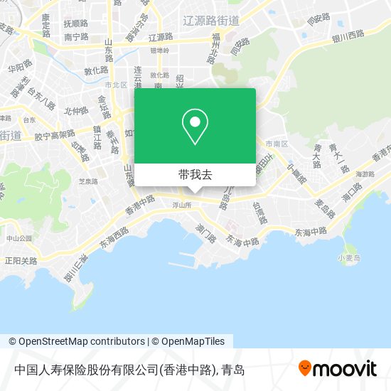 中国人寿保险股份有限公司(香港中路)地图