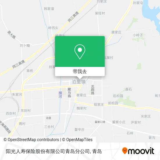 阳光人寿保险股份有限公司青岛分公司地图