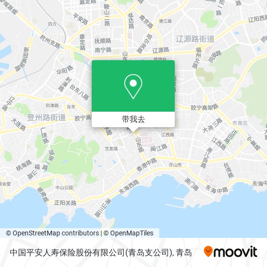 中国平安人寿保险股份有限公司(青岛支公司)地图