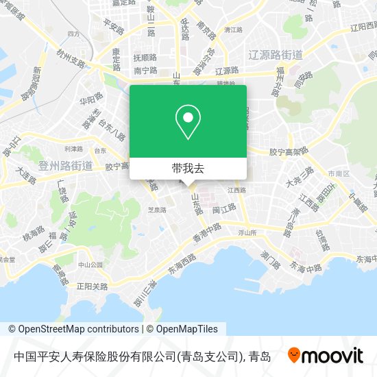 中国平安人寿保险股份有限公司(青岛支公司)地图