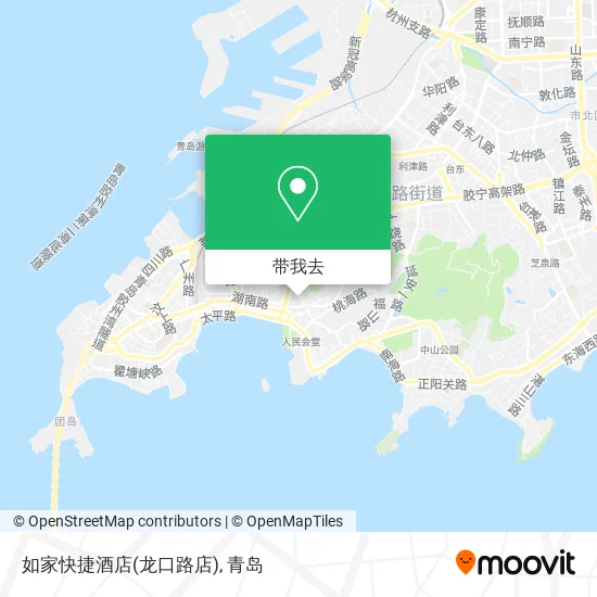如家快捷酒店(龙口路店)地图