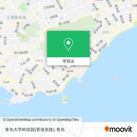 青岛大学科技园(香港东路)地图