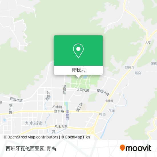 西班牙瓦伦西亚园地图
