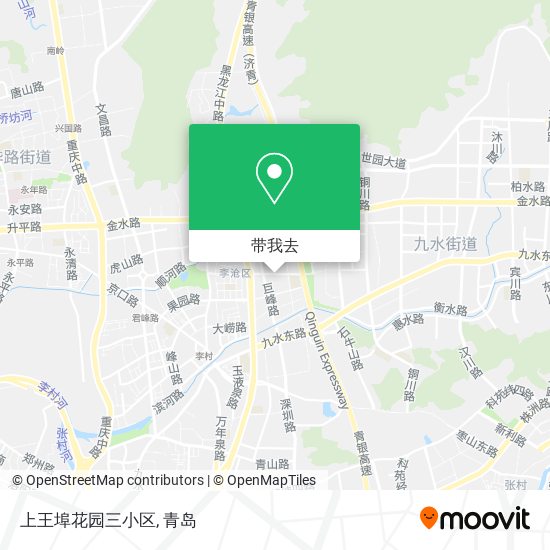 上王埠花园三小区地图