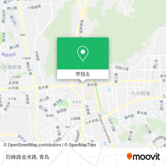 巨峰路金水路地图