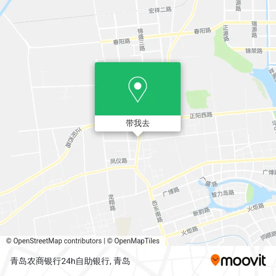青岛农商银行24h自助银行地图