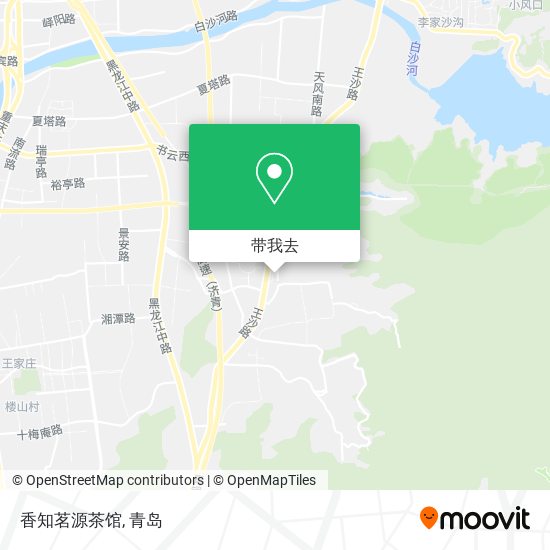 香知茗源茶馆地图