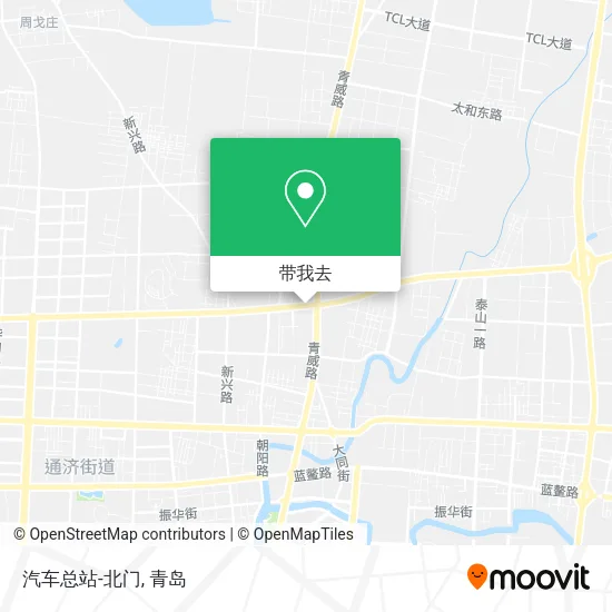 汽车总站-北门地图