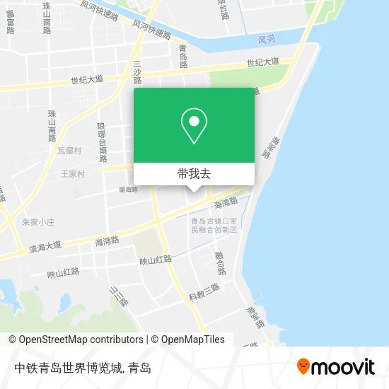 中铁青岛世界博览城地图