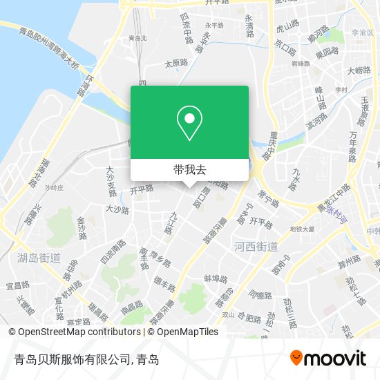 青岛贝斯服饰有限公司地图