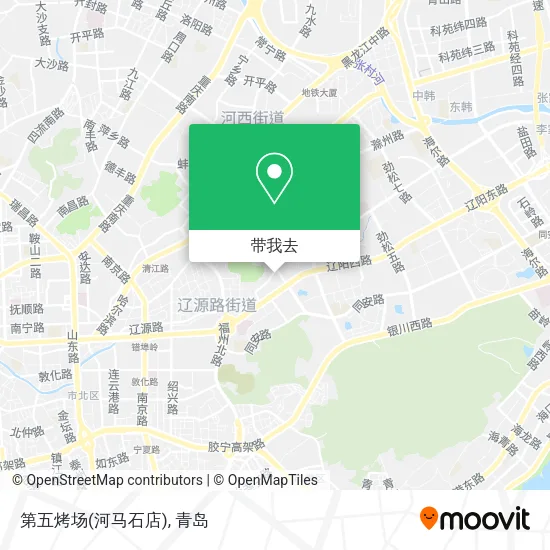 第五烤场(河马石店)地图