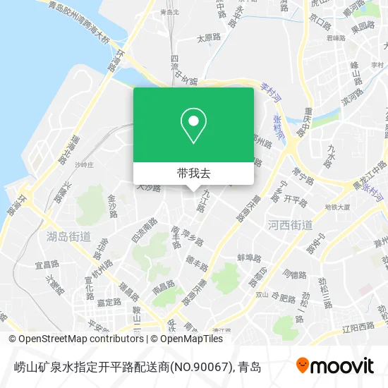 崂山矿泉水指定开平路配送商(NO.90067)地图