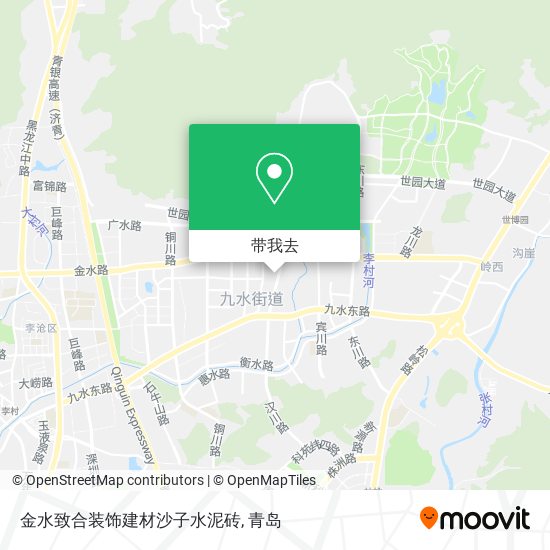 金水致合装饰建材沙子水泥砖地图