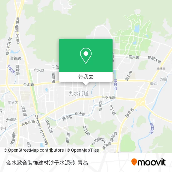 金水致合装饰建材沙子水泥砖地图