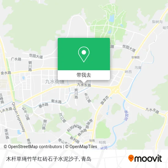 木杆草绳竹竿红砖石子水泥沙子地图