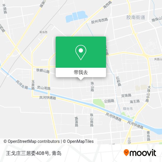 王戈庄三居委408号地图