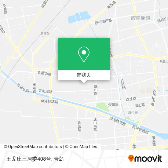 王戈庄三居委408号地图