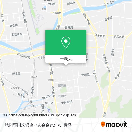 城阳韩国投资企业协会会员公司地图