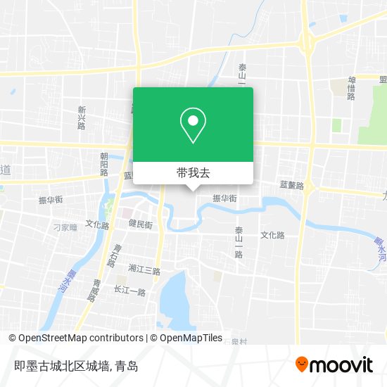 即墨古城北区城墙地图
