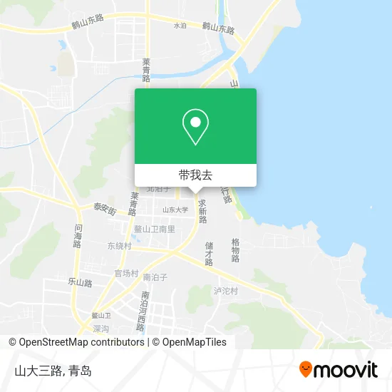 山大三路地图
