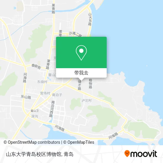 山东大学青岛校区博物馆地图