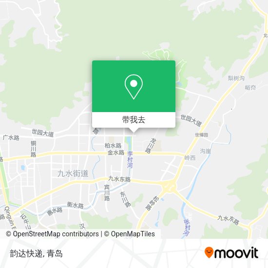 韵达快递地图