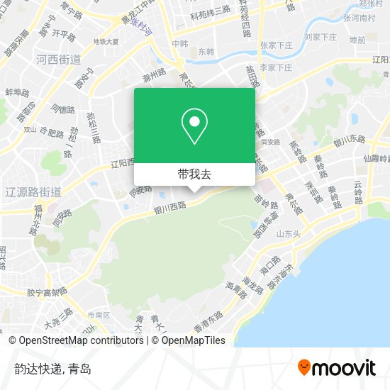 韵达快递地图