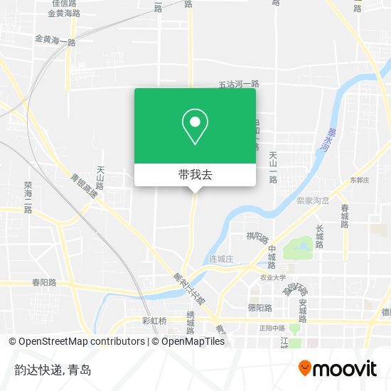 韵达快递地图