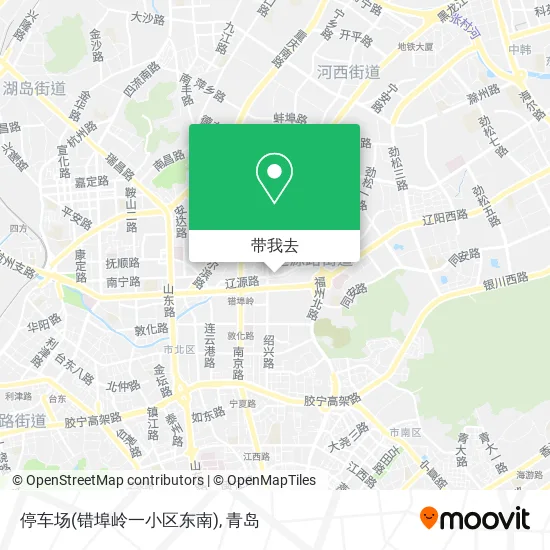 停车场(错埠岭一小区东南)地图