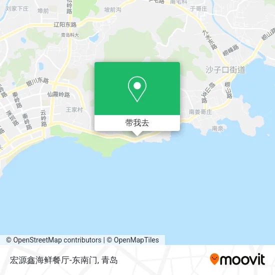 宏源鑫海鲜餐厅-东南门地图