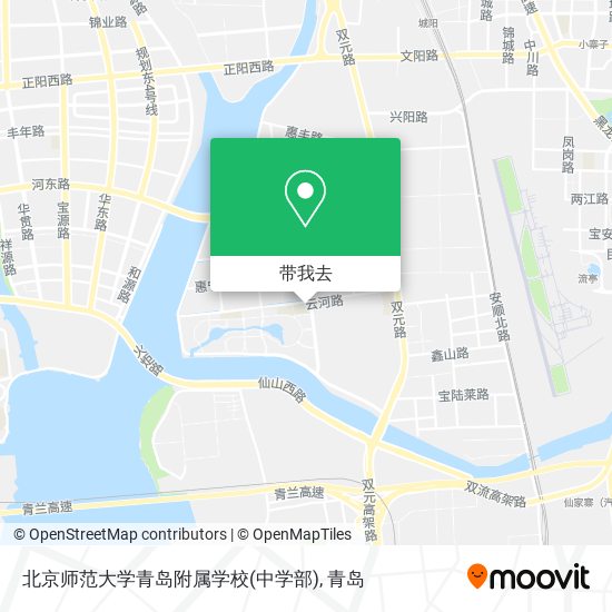 北京师范大学青岛附属学校(中学部)地图