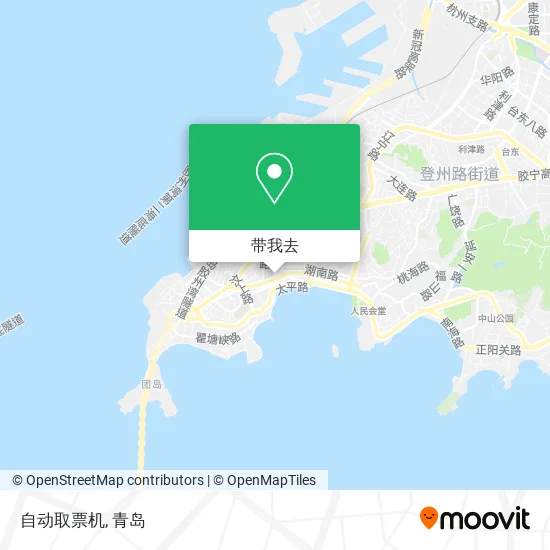 自动取票机地图