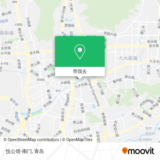 悦公馆-南门地图