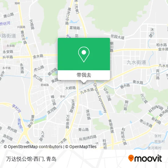 万达悦公馆-西门地图