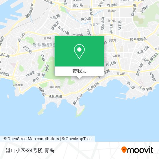 湛山小区-24号楼地图