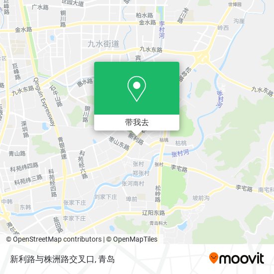 新利路与株洲路交叉口地图