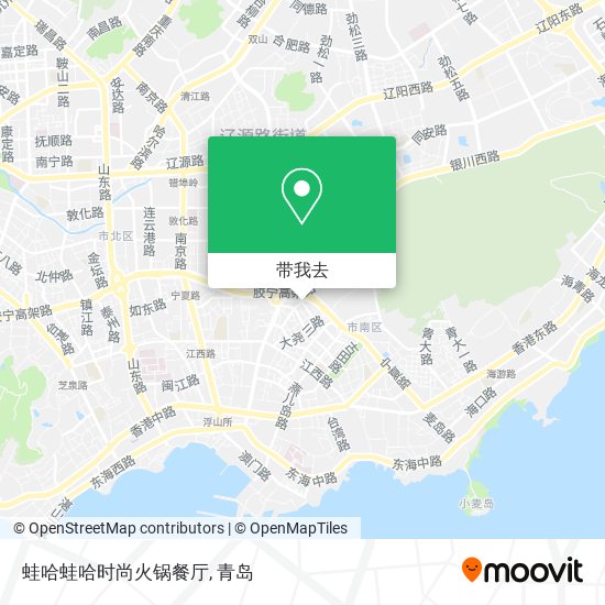 蛙哈蛙哈时尚火锅餐厅地图