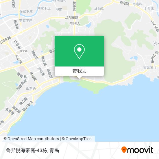 鲁邦悦海豪庭-43栋地图