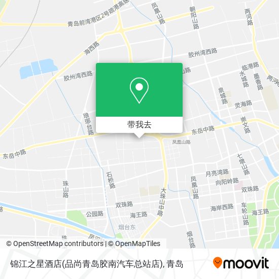 锦江之星酒店(品尚青岛胶南汽车总站店)地图