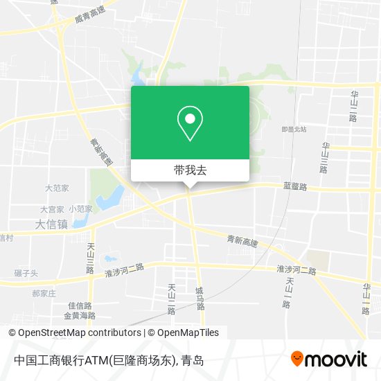中国工商银行ATM(巨隆商场东)地图