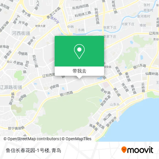 鲁信长春花园-1号楼地图