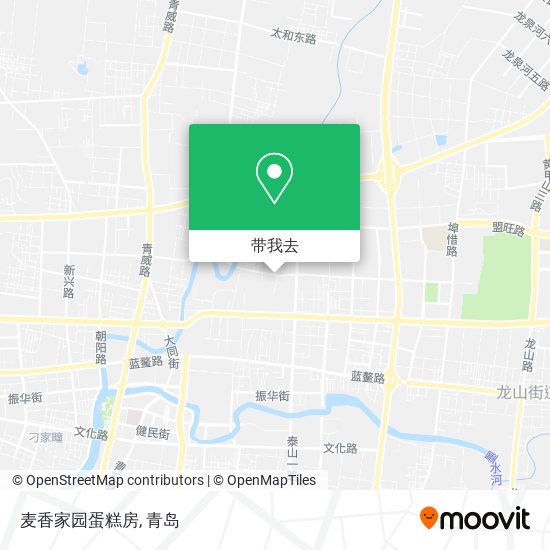 麦香家园蛋糕房地图