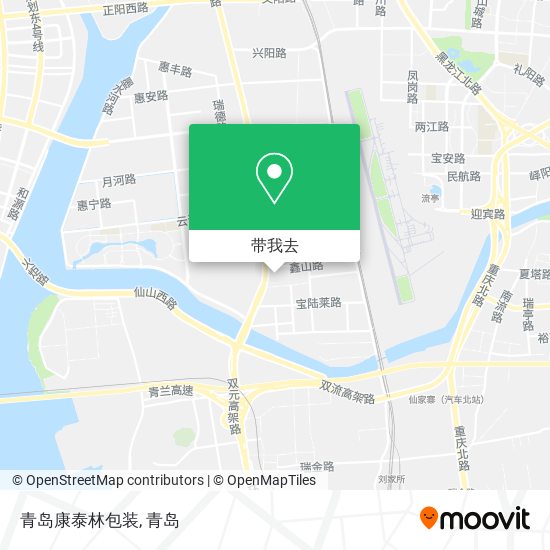 青岛康泰林包装地图