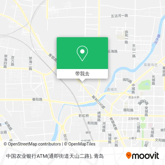 中国农业银行ATM(通即街道天山二路)地图