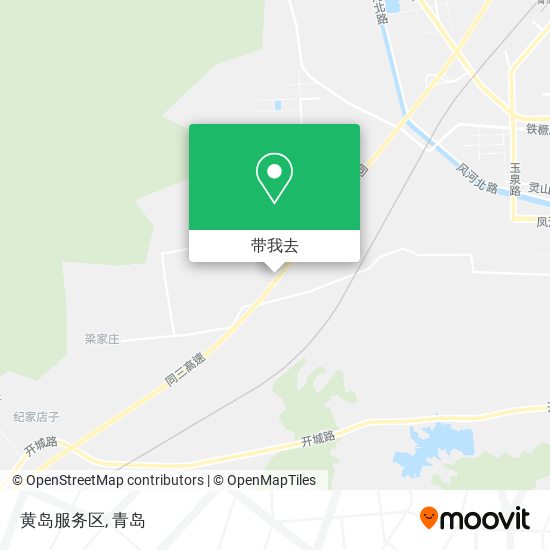 黄岛服务区地图