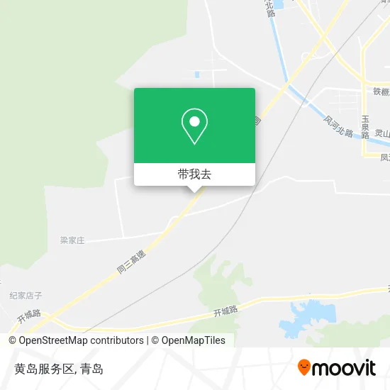 黄岛服务区地图