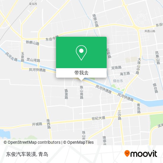 东俊汽车装潢地图