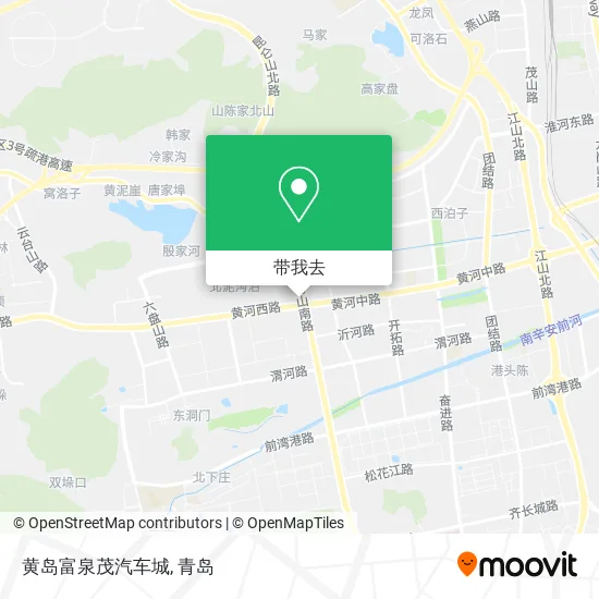 黄岛富泉茂汽车城地图