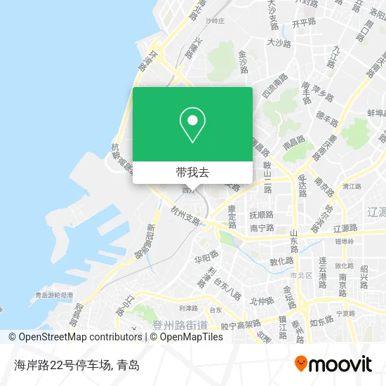 海岸路22号停车场地图